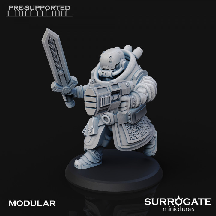 3D Printable Zoltan Alliance Spec Ops Warriors, Surrogate Miniatures ...