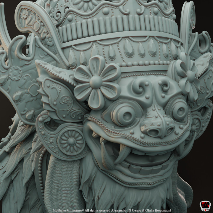 Barong, King of Spirits Bust (Pre-supported)