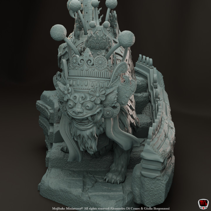 Barong, King of Spirits Diorama(Pre-supported)