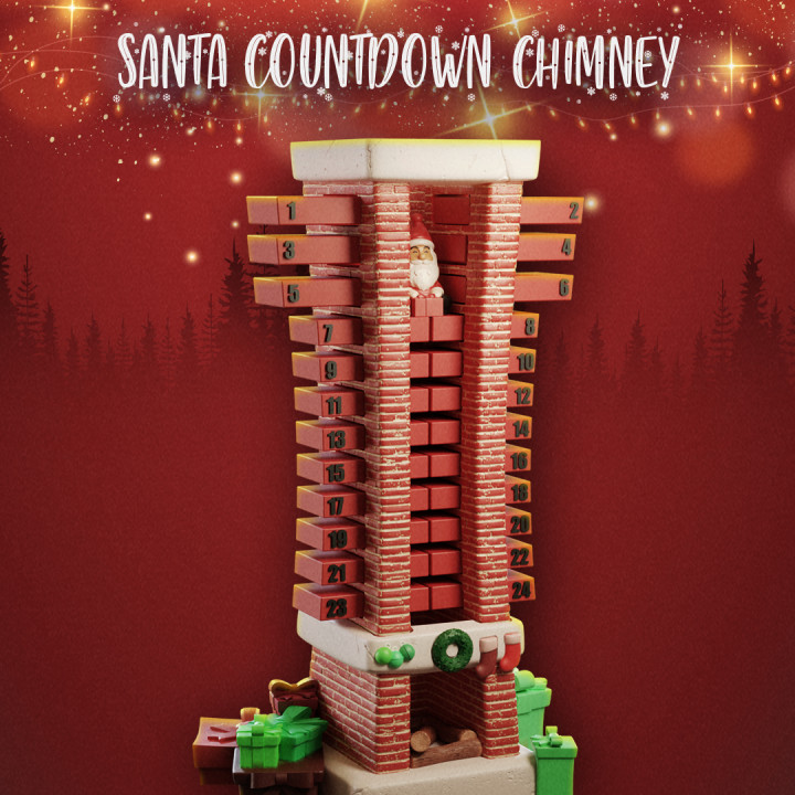 Santa Countdown Chimney image