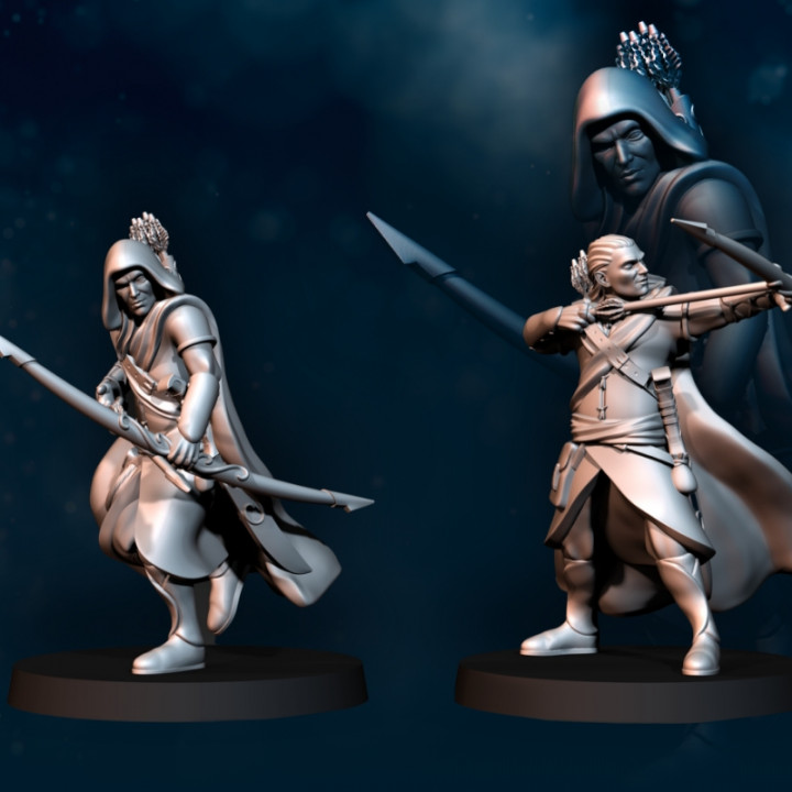 6x Wandering Bloody Elf | Bloody Elves | Davale Games | Fantasy image