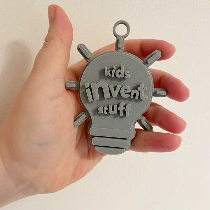 Kids Invent Stuff: The 3D-Printable Logo Decoration image