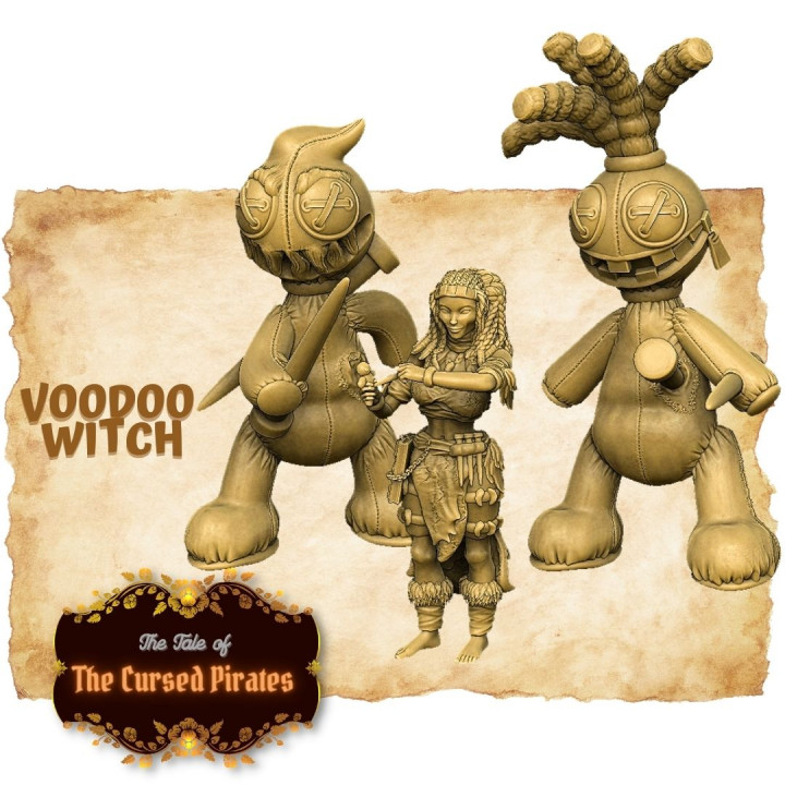 Voodoo Witch and her Dolls image