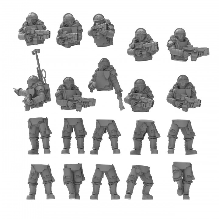 3D Printable Lunar Auxilia Modular Prima - Presupported by ThatEvilOne