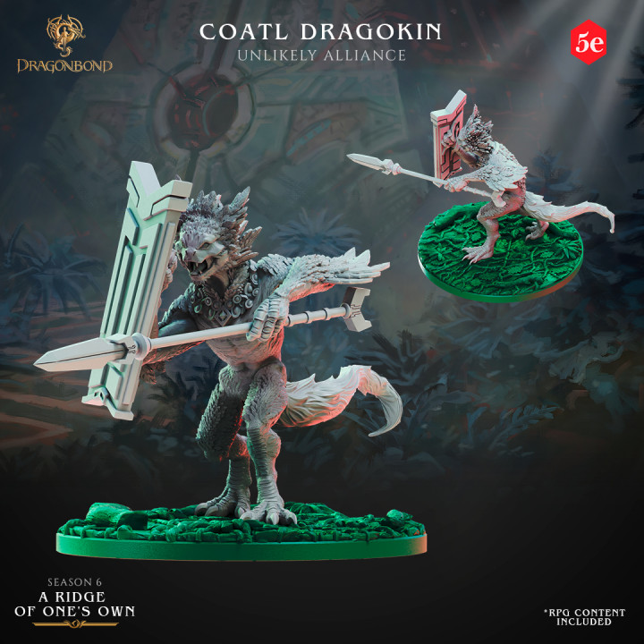 Dragonbond Tribes Coatl (3 models) image