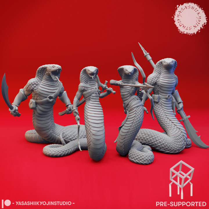 Den of Yuan-Ti - Tabletop Miniature (Pre-Supported) image