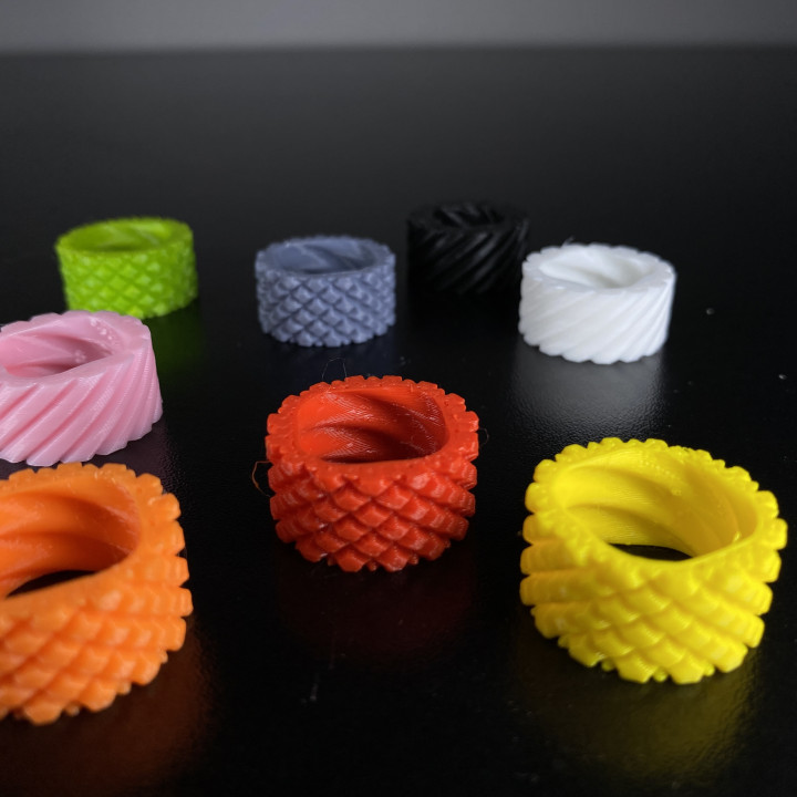 Knurled Fidget Bolt Keychain