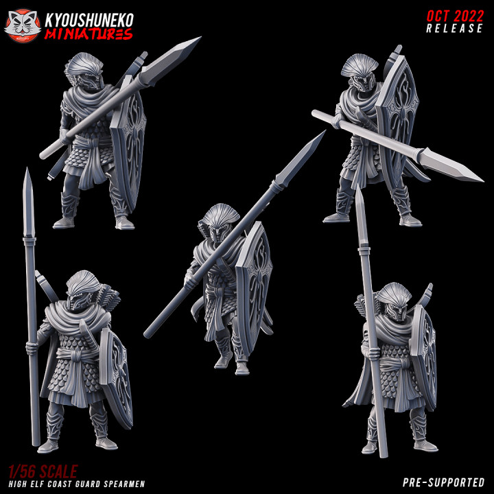 High Elf Coast Guard Spearmen