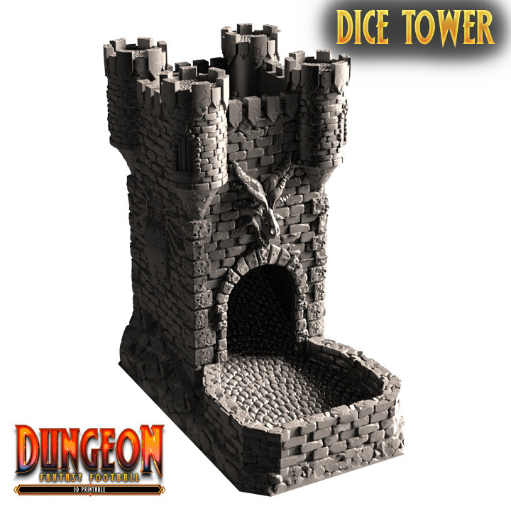 Dungeon dice tower