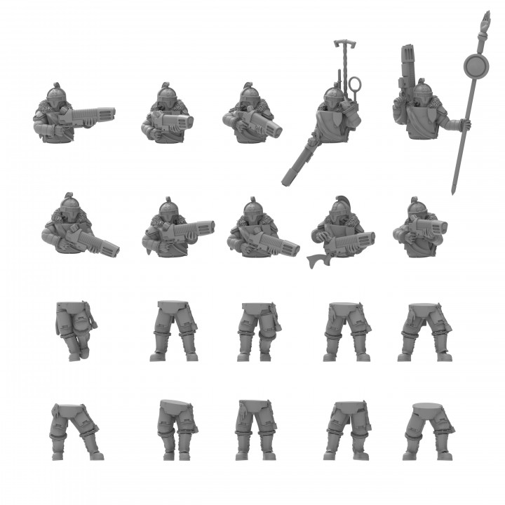 3d Printable Lunar Auxilia Modular Solar Rifles Presupported By Thatevilone