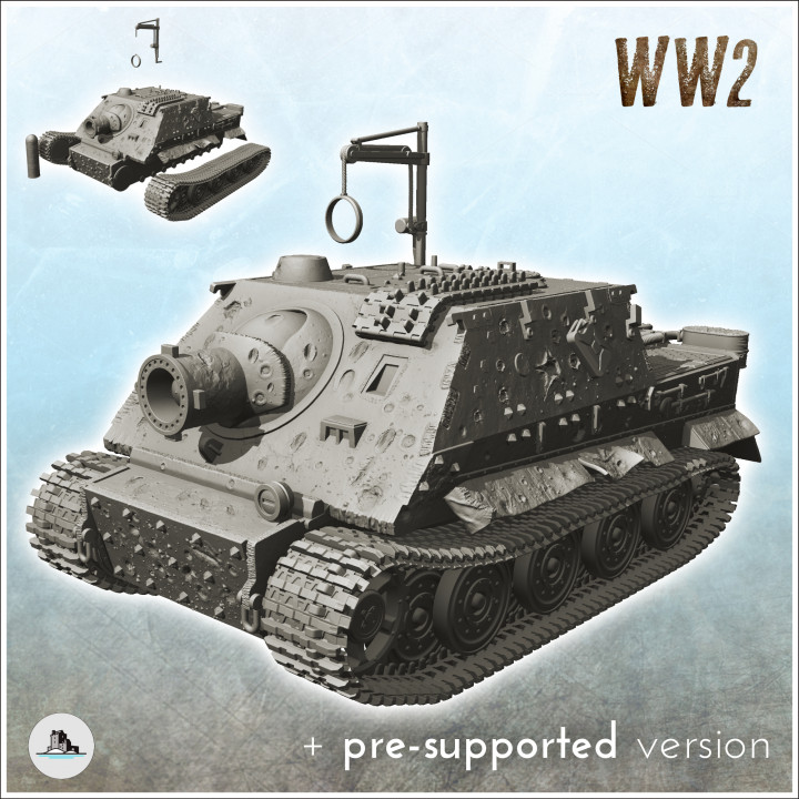 Sturmtiger 38 cm RW61 - WW2 German Flames of War Bolt Action Command Blitzgrieg image