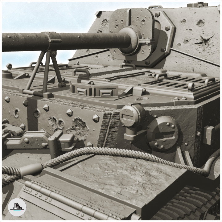 Jagdpanzer Ferdinand - WW2 German Flames of War Bolt Action Command Blitzgrieg image