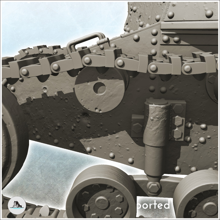 T-18 MS-1 (based on the FT-17) - WW2 USSR Russia Flames of War Bolt Action Command Blitzgrieg