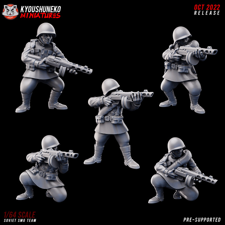 Soviet SMG Team ww2