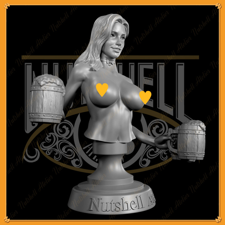 Nutshell Atelier - Barmaid Bust (NSFW)