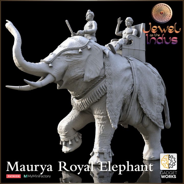 Indian Royal Elephant - Jewel of the Indus image