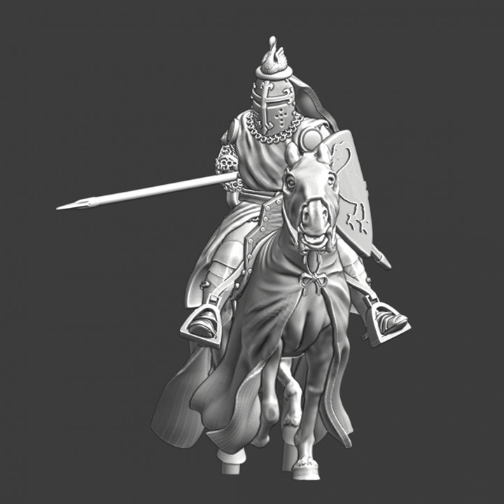 Medieval Knight Sir. Swan - charging image