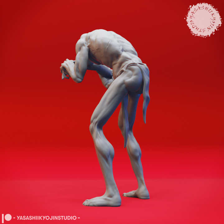 Hungry Ghoul - Tabletop Miniature (Pre-Supported) image