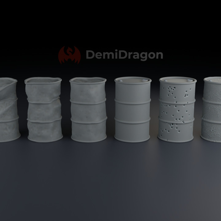 3D Printable 55 Gallon Drums Itinakda ni3D Printable 55 Gallon Drums Itinakda ni  