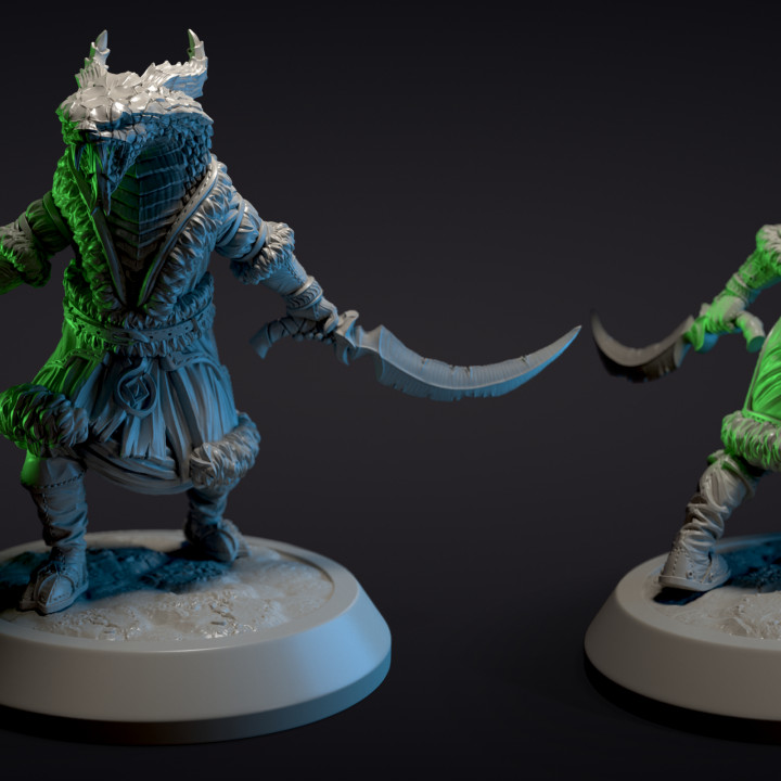 Snake-headed assasin miniature