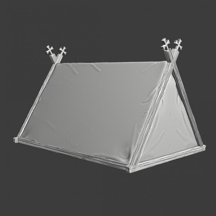 Medieval Crusader Tent - Nordic style image
