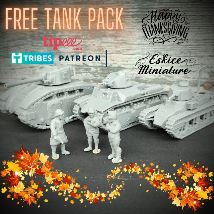 Happy Thanksgiving 2022 - French tank pack