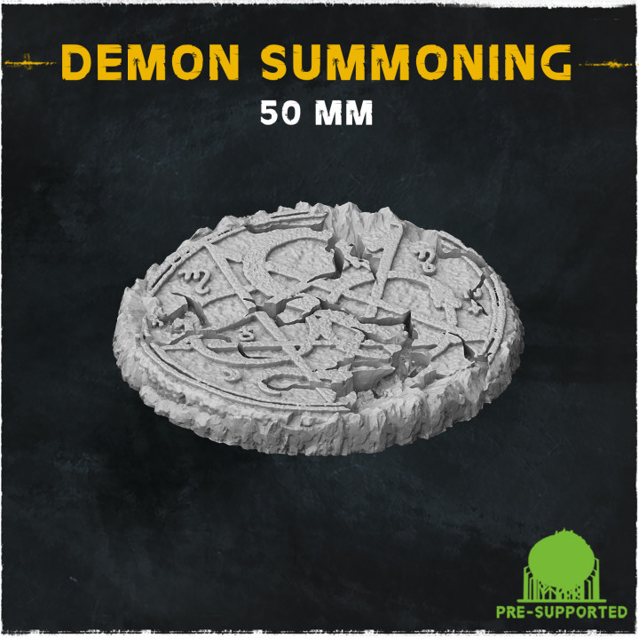 Demon Summoning (Small Set) - Wargame Bases & Toppers 2.0 image