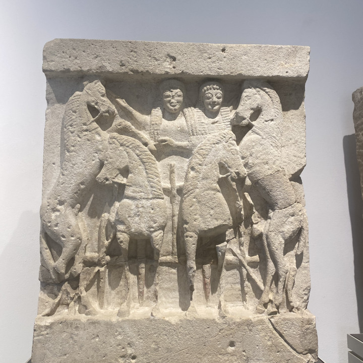 Relief with Horses and Two Men image