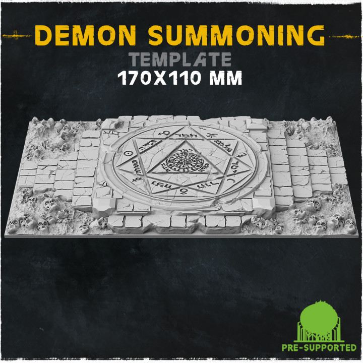 Demon Summoning  (Big Set) - Wargame Bases & Toppers 2.0 image