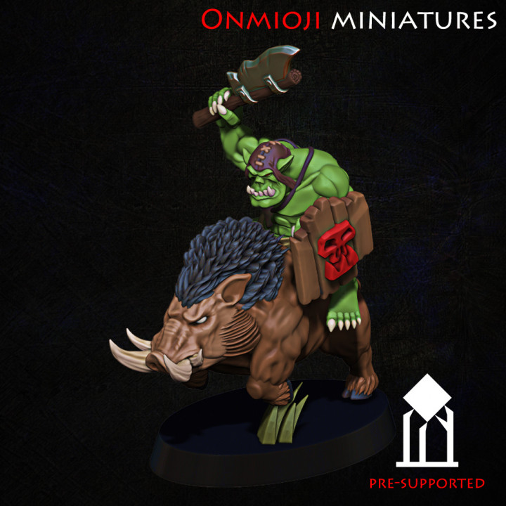 Ork boar rider