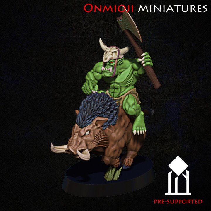 Ork boar rider