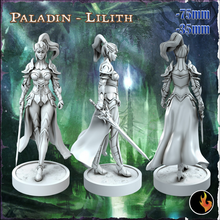 Lilith Fantasy Elf Girls STL Vol 1 image