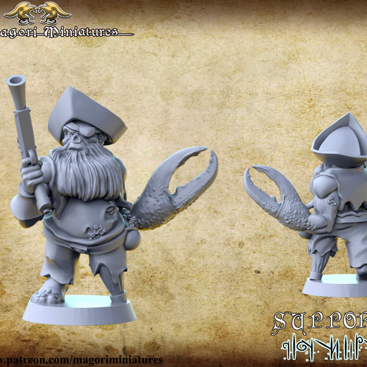 Mutant Pirate zombi dwarf