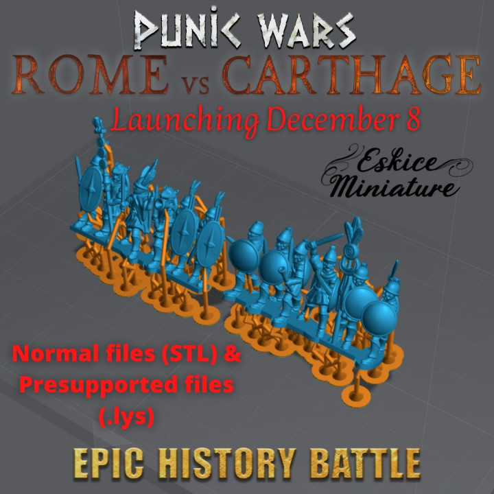 Rome vs Carthage FREE FILES - 15mm Epic History Battle image