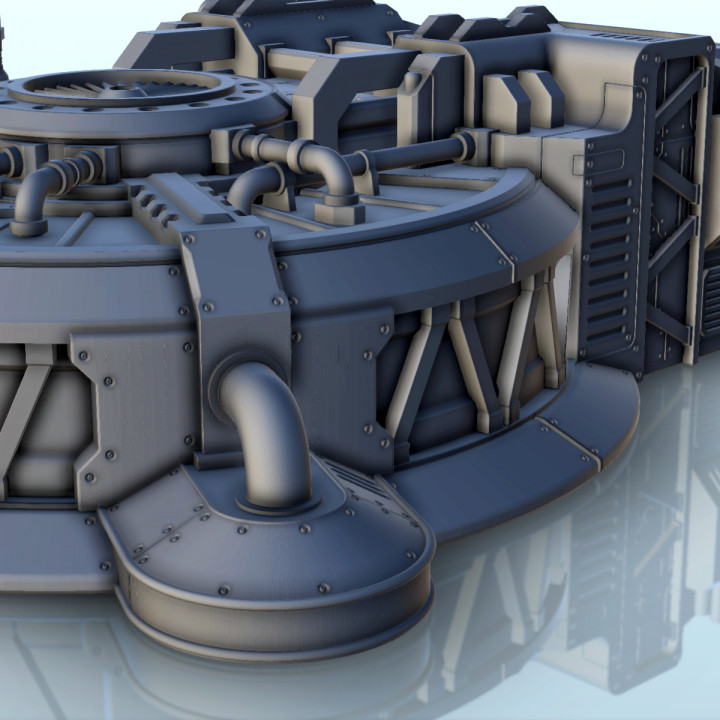 Oxygen generator with tank (3) - Future Sci-Fi SF Infinity Terrain Tabletop Scifi image