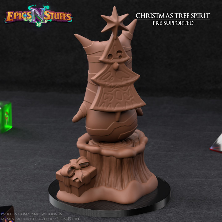 Christmas Tree Spirit Miniature - Pre-Supported image