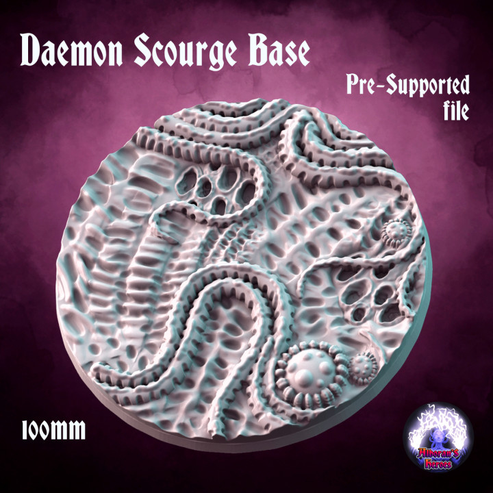 Daemon Scourge Base - 100mm image