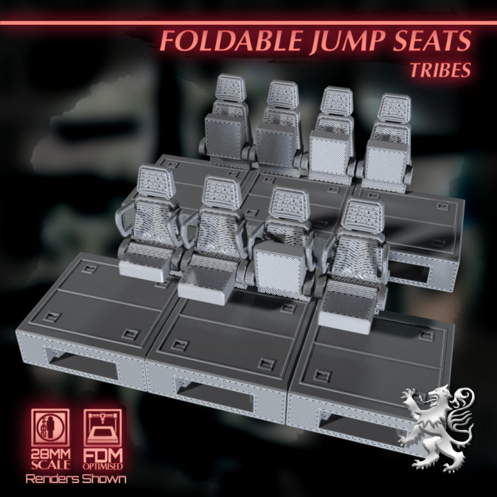 28mm Foldable Jump Seats image