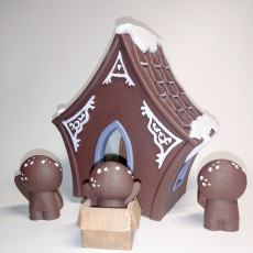 Picture of print of Gingerbread House