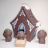Gingerbread House print image
