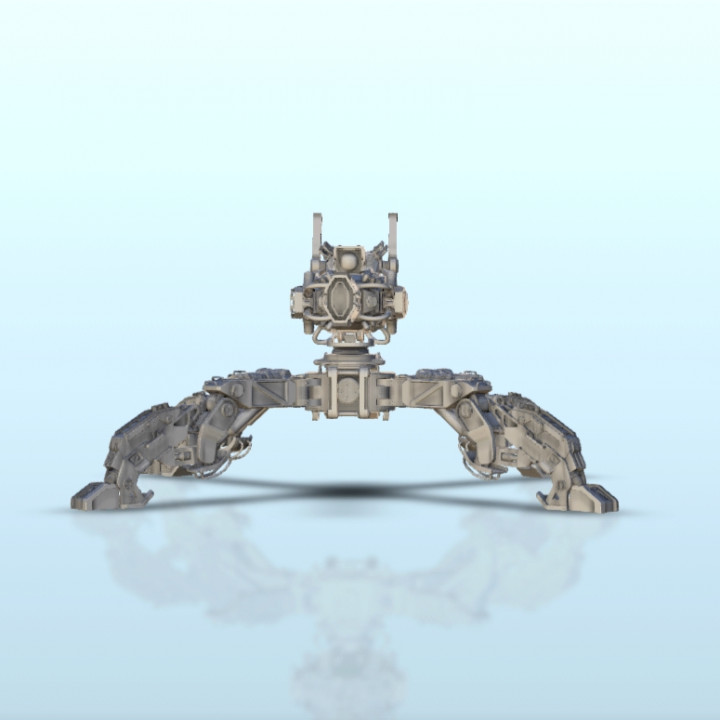 3D Printable Man-portable Sci-Fi laser gun on bipod (5) - BattleTech ...