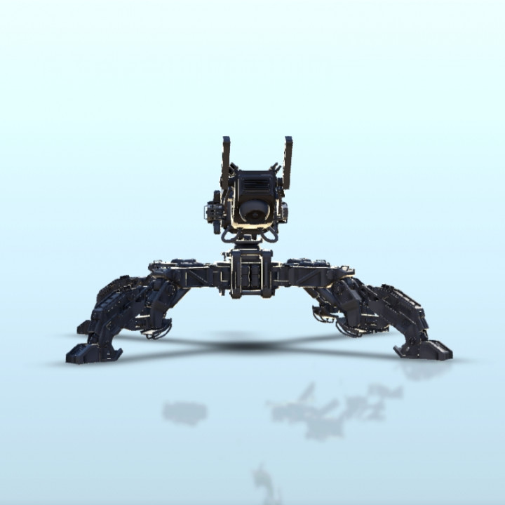 3D Printable Man-portable Sci-Fi laser gun on bipod (5) - BattleTech ...