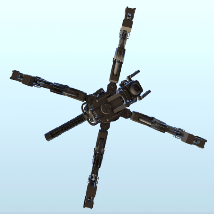 3D Printable Man-portable Sci-Fi laser gun on bipod (5) - BattleTech ...