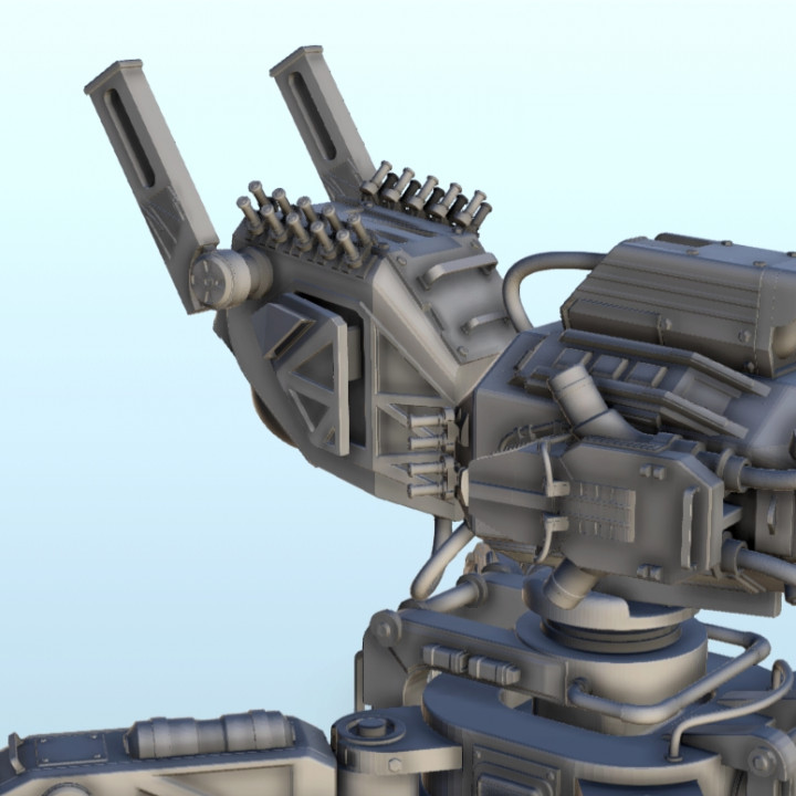 3D Printable Man-portable Sci-Fi laser gun on bipod (5) - BattleTech ...