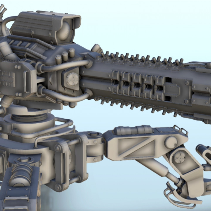 3D Printable Man-portable Sci-Fi laser gun on bipod (5) - BattleTech ...