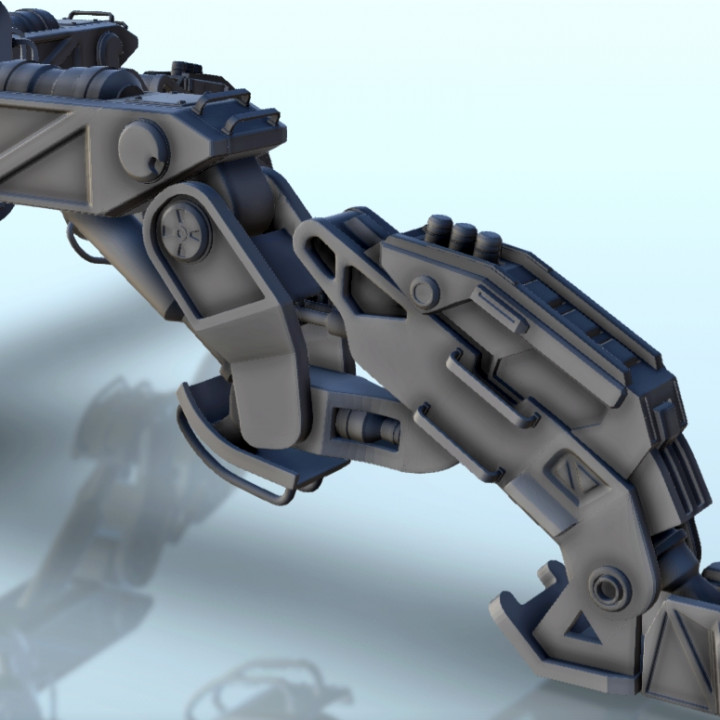 3D Printable Man-portable Sci-Fi laser gun on bipod (5) - BattleTech ...