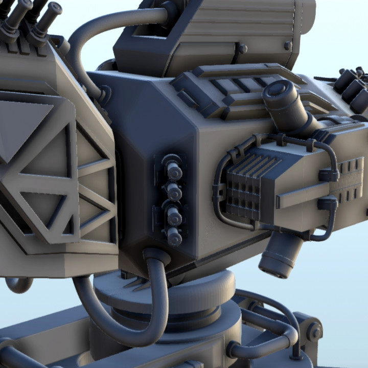 3D Printable Man-portable Sci-Fi laser gun on bipod (5) - BattleTech ...