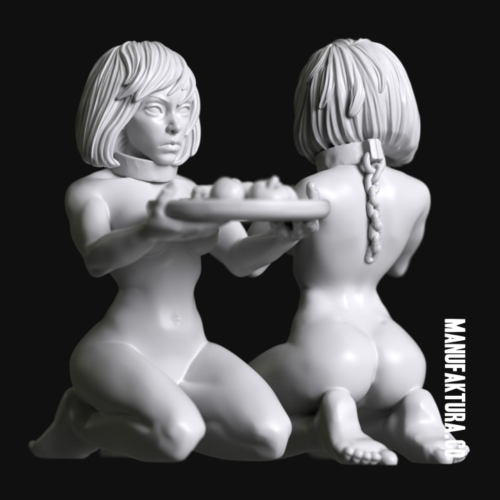 Sub Series 117 - Naked & Bound Female Battle Sister Prisoner Slave