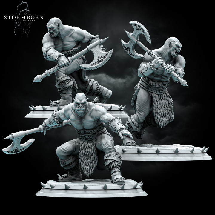 Orc Warriors (x3 poses)