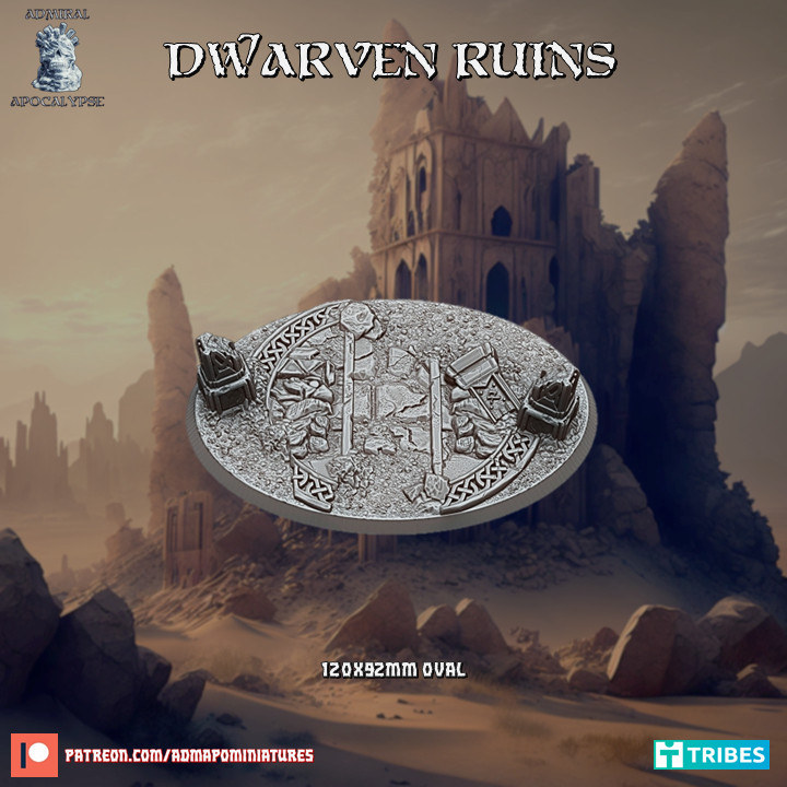 Dwarven Ruins Bases (Pre-supported) image